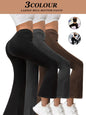 High-Waisted Flare Yoga Pants – Ultra-Stretch Seamless Leggings (1, 2 or 3-Pack)