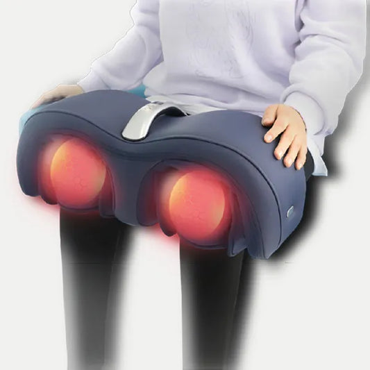 Air Compression Knee Massager for Pain Relief, Circulation & Recovery Support