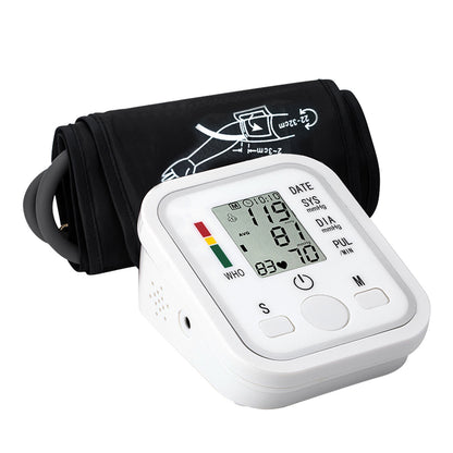Automatic Upper Arm Blood Pressure Monitor | Voice Readout, Large Backlit LCD | 2-User Memory