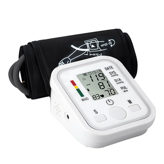 Automatic Upper Arm Blood Pressure Monitor | Voice Readout, Large Backlit LCD | 2-User Memory
