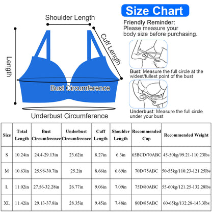 Women's V-Neck Sports Bra - Low Impact with Removable Pads