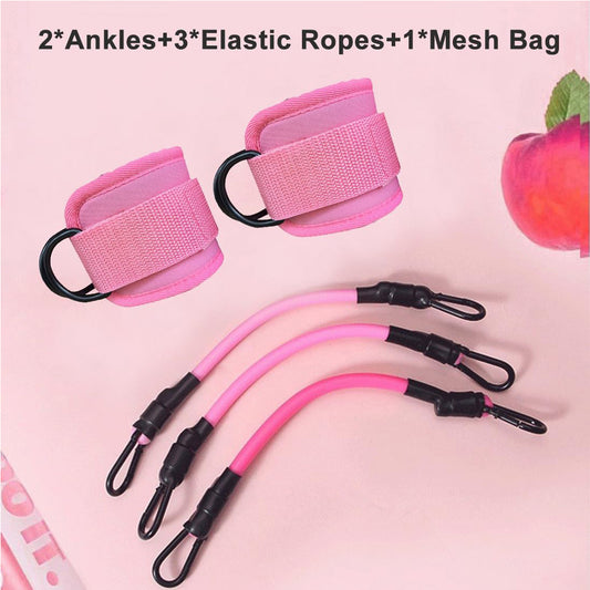 Ankle Resistance Bands with Cuffs for Glutes, Legs & Booty Workout