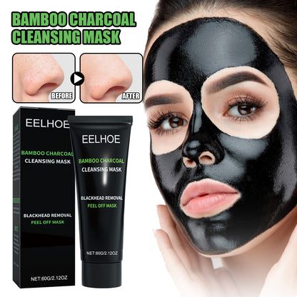 Bamboo Charcoal Blackhead Removal Peel-Off Mask - Deep Pore Cleansing & Oil Control