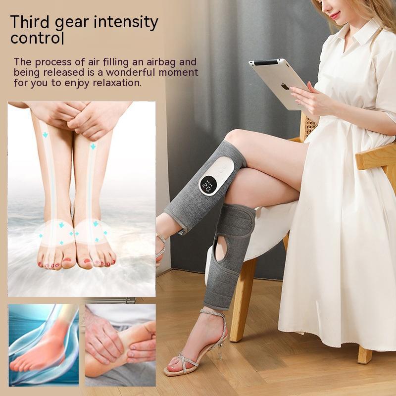 Electric Calf & Leg Massager | Airbag Compression & Heat | USB Rechargeable | Single or Double