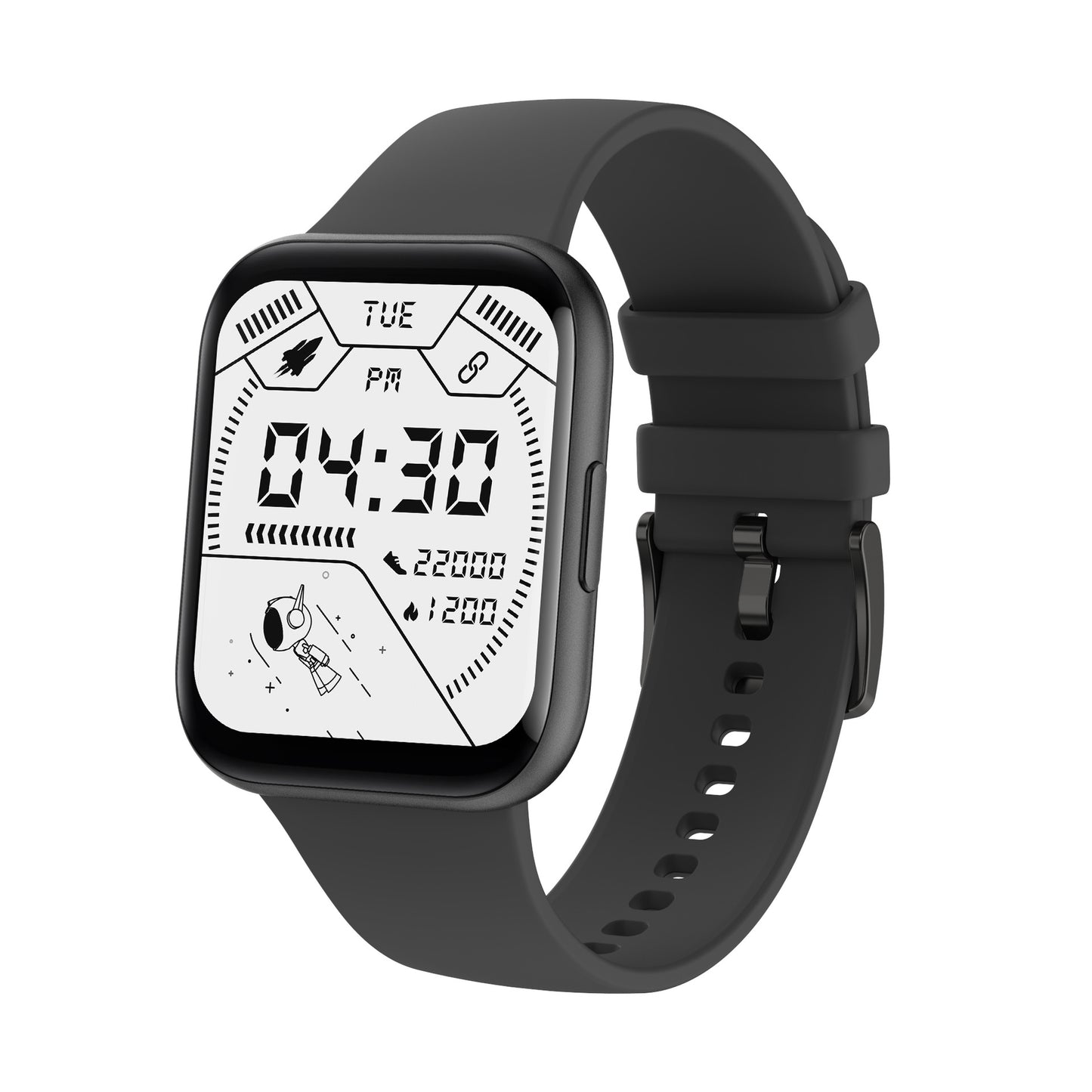P25 Smart Bracelet – 1.69-in Touch Screen, Heart Rate Monitor, iOS & Android