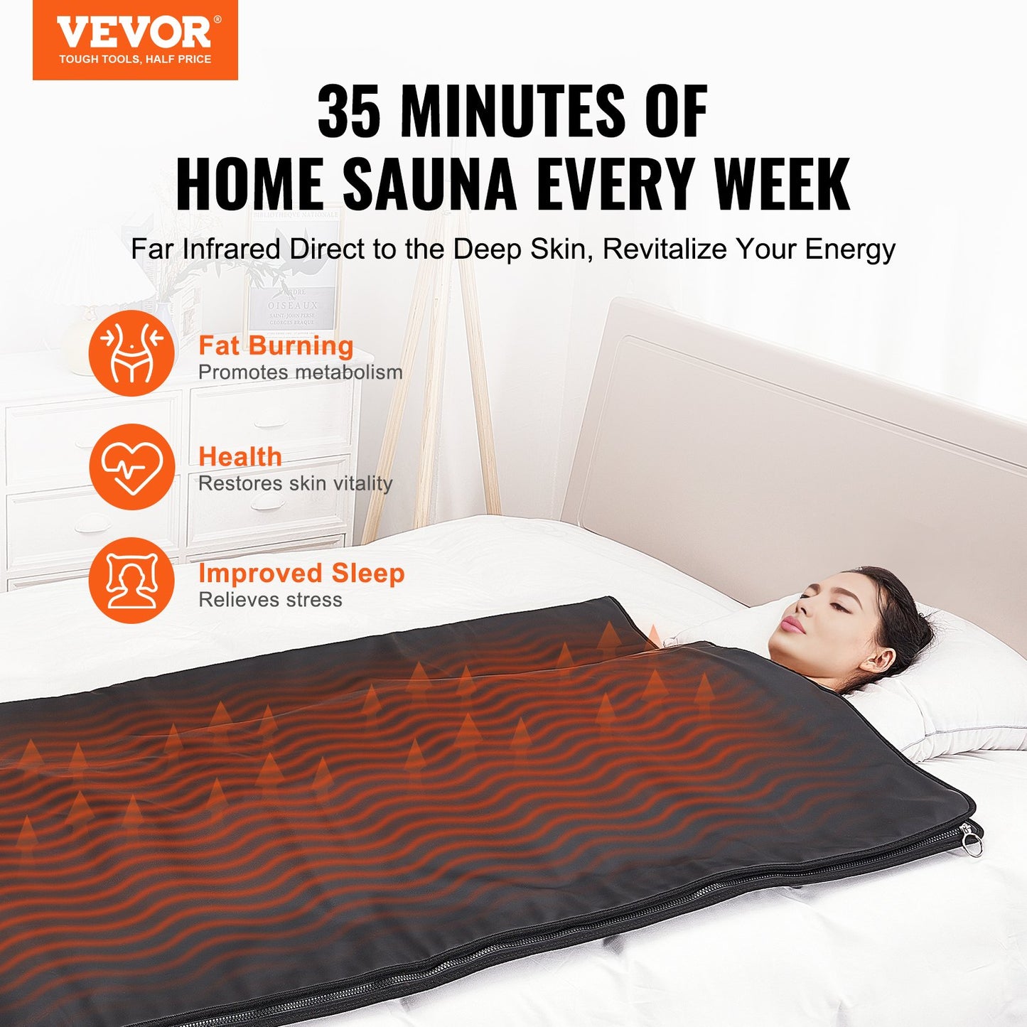 Sauna Blanket For Detoxification | Portable Infrared Sauna For Home Relaxation | Carbon Heating Sauna Bag