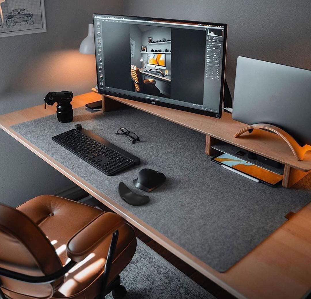 Silicone Gel Gliding Wrist Rest Mouse Pad – Ergonomic, Non-Slip, Left & Right Hand