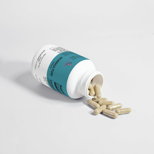Premium Moringa Pure Dietary Supplement - 60 Vegan Capsules